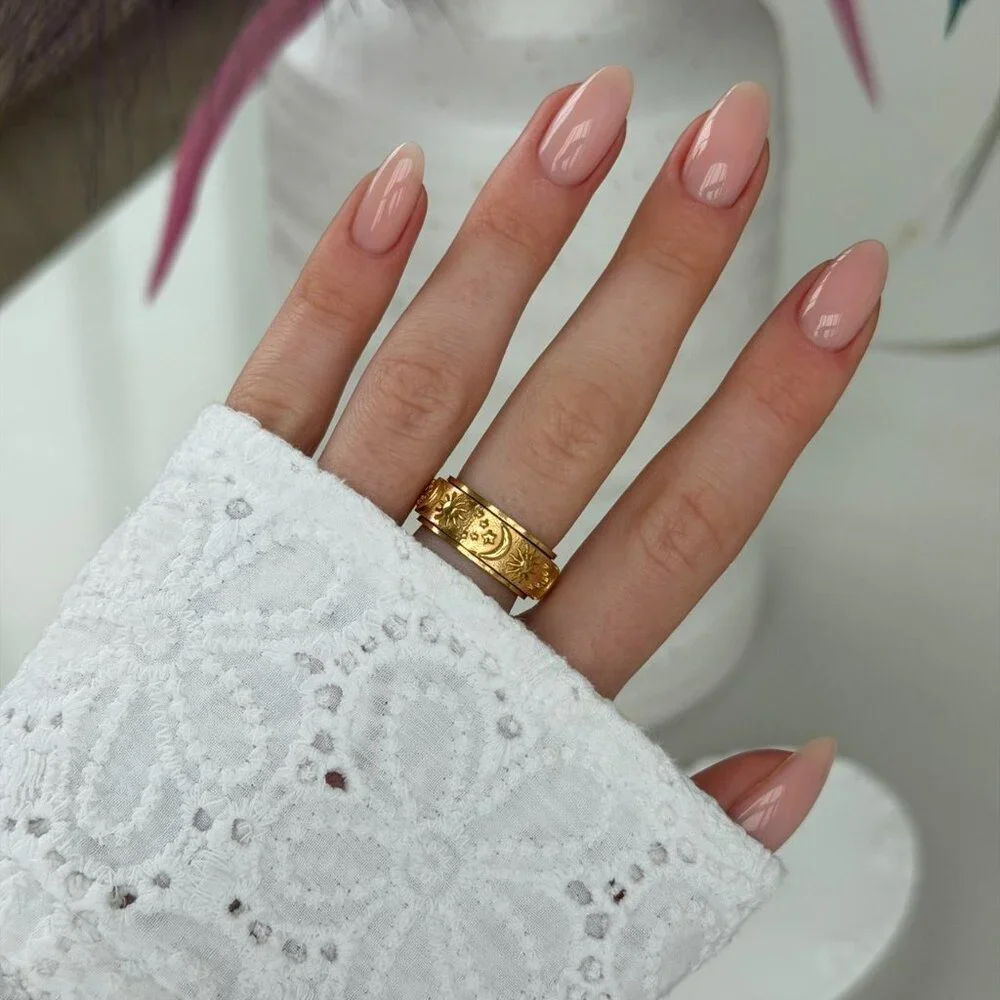 Sku0556 Retro‎ Moon Women astrology Casual Ring Stainless steel + gift bag